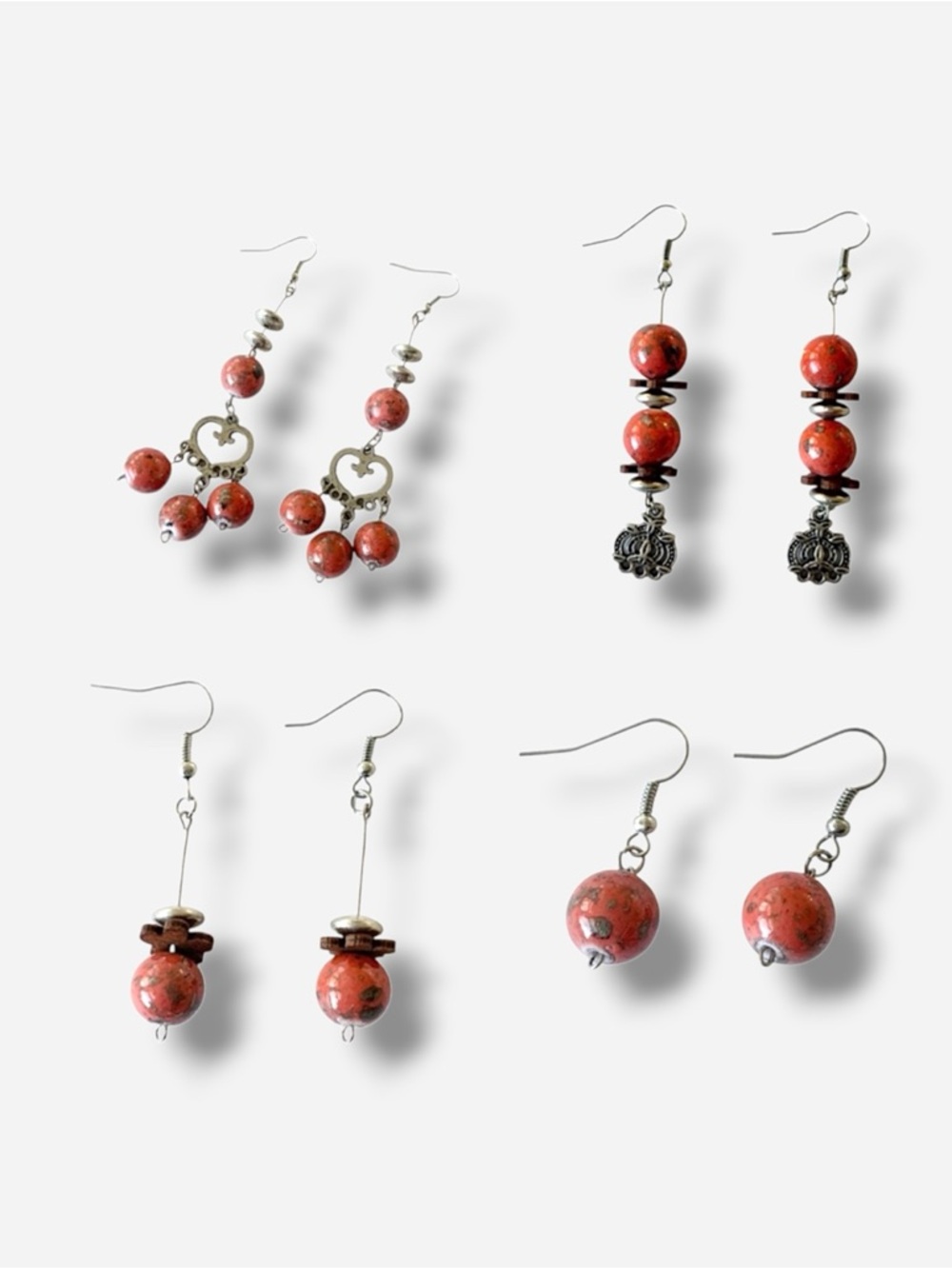 🌸New🌸 4 pairs earring sets fashion jewelry cute